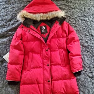 Youth Medium Canada Goose Red Winter Coat